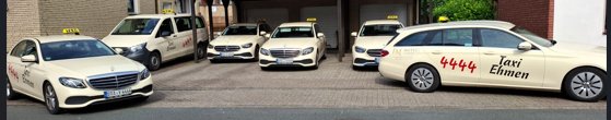 Fuhrpark Taxi Ehmen Nordenham mit Taxen und 8-Sitzer